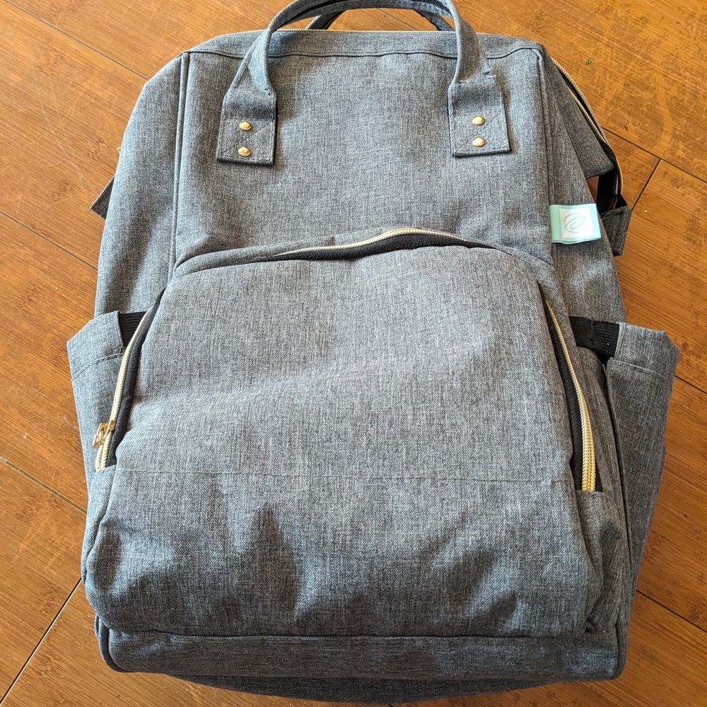 Gray Insulation/ Milk Storage Backpack